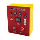 Generator curent Media Line MLG 9000E/2 +ATS putere maxima 8 KVA monofazat rezervor 25 L pornire electrica + kit evacuare esapament 3m