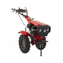 Motocultor Rotakt Ghepard RO10RE-2P motor 10CP 301 cmc benzina 2+1 viteze latime lucru 56-105 cm freze roti cauciuc 5.00-12" pornire electrica 2 prize de putere roti metal plug arat rarita reglabila 5l ulei
