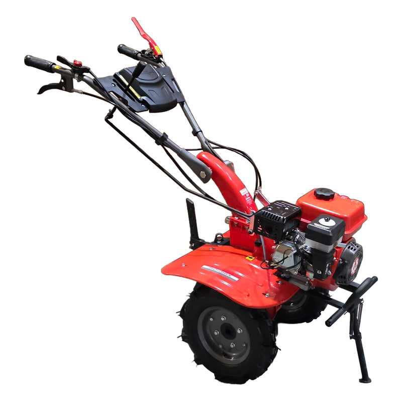 Motocultor Rotakt Junior RO101RX motor 7 CP benzina viteze 2+1 latime lucru 56-90 cm freze 2+1 roti 4.00-8"