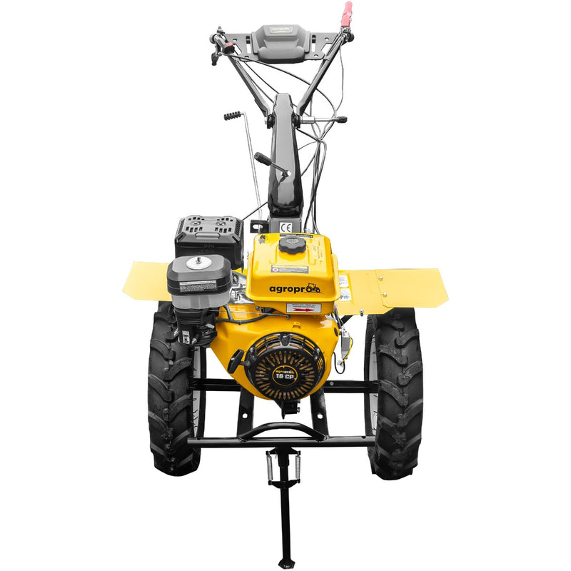 Motocultor AgroPro HS 1100D motor 16 CP benzina EURO V 2+1 viteze latime lucru 135 cm freze 2+1+1 roti 5.00-12 5l ulei