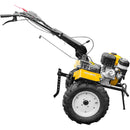 Motocultor AgroPro HS 1100D motor 16 CP benzina EURO V 2+1 viteze latime lucru 135 cm freze 2+1+1 roti 5.00-12 roti metal cultivator plug reversibil 5l ulei