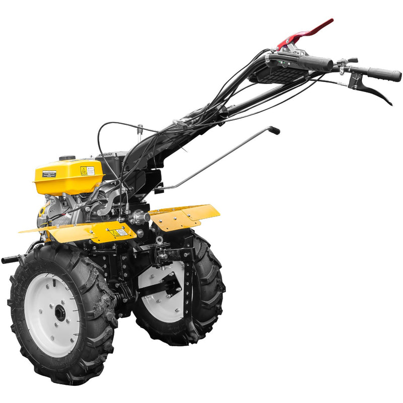 Motocultor AgroPro HS 1100D motor 16 CP benzina EURO V 2+1 viteze latime lucru 135 cm freze 2+1+1 roti 5.00-12 5l ulei