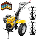 Motocultor AgroPro HS 1100D motor 16 CP benzina EURO V 2+1 viteze latime lucru 135 cm freze 2+1+1 roti 5.00-12 5l ulei
