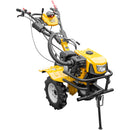 Motocultor AgroPro HS 950 motor 7 CP 2+1 viteze latime lucru 65-95 cm freze roti cauciuc 4.00x8 tahometru filtru aer umed/uscat roti metal cultivator plug reversibil 3l ulei