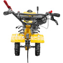 Motocultor AgroPro HS 950 motor 7 CP 2+1 viteze latime lucru 65-95 cm freze roti cauciuc 4.00x8 tahometru filtru aer umed/uscat roti metal plug arat rarita reglabila plug cartofi cultivator plug reversibil 3l ulei