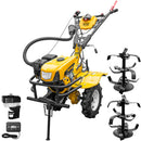 Motocultor AgroPro HS 950 motor 7 CP 2+1 viteze latime lucru 65-95 cm freze roti cauciuc 4.00x8 tahometru filtru aer umed/uscat