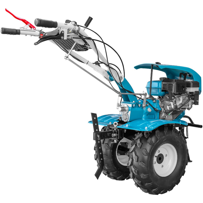 Motocultor DKD 1000B NEW 1 motor 7.5 CP benzina 2+1 viteze freze 60-120 cm roti ATV 19/7-8 capota far LED roti metal plug arat rarita reglabila plug cartofi cultivator 3l ulei