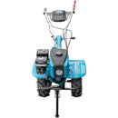 Motocultor DKD 1000B NEW motor 8 CP benzina 2+1 viteze latime lucru 105 cm freze roti cauciuc 5.00-8" capota cu far ghidon reglabil inaltime roti metal plug arat rarita reglabila 3l ulei