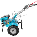 Motocultor DKD 1000B NEW motor 8 CP benzina 2+1 viteze latime lucru 105 cm freze roti cauciuc 5.00-8" capota cu far ghidon reglabil inaltime roti metal plug arat rarita reglabila plug cartofi cultivator plug reversibil 3l ulei