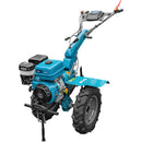 Motocultor DKD 1010D motor 16 CP benzina 2+1 viteze latime lucru 80-110 cm freze roti cauciuc 5.00x12" roti metal plug arat rarita reglabila plug cartofi 5l ulei