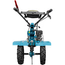 Motocultor DKD 1010D motor 16 CP benzina 2+1 viteze latime lucru 80-110 cm freze roti cauciuc 5.00x12" roti metal plug arat rarita reglabila plug cartofi cultivator plug reversibil remorca 5l ulei