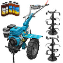 Motocultor DKD 1010D motor 16 CP benzina 2+1 viteze latime lucru 80-110 cm freze roti cauciuc 5.00x12" 5l ulei