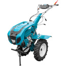Motocultor profesional DKD HS 1100D motor 16 CP latime lucru 90-120 cm capota cu far freze roti cauciuc roti metal plug arat rarita reglabila plug cartofi cultivator 5l ulei