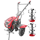 Motocultor Weima WM1100C-6 motor WM230F 7.5 CP 6 viteze latime lucru 110 cm freze roti cauciuc reductor usor/greu capota cu far