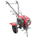 Motocultor Weima WM1100C-6 motor WM230F 7.5 CP 6 viteze latime lucru 110 cm freze roti cauciuc reductor usor/greu capota cu far roti metal plug arat plug reversibil plug cartofi cultivator plug reversibil remorca 3l ulei