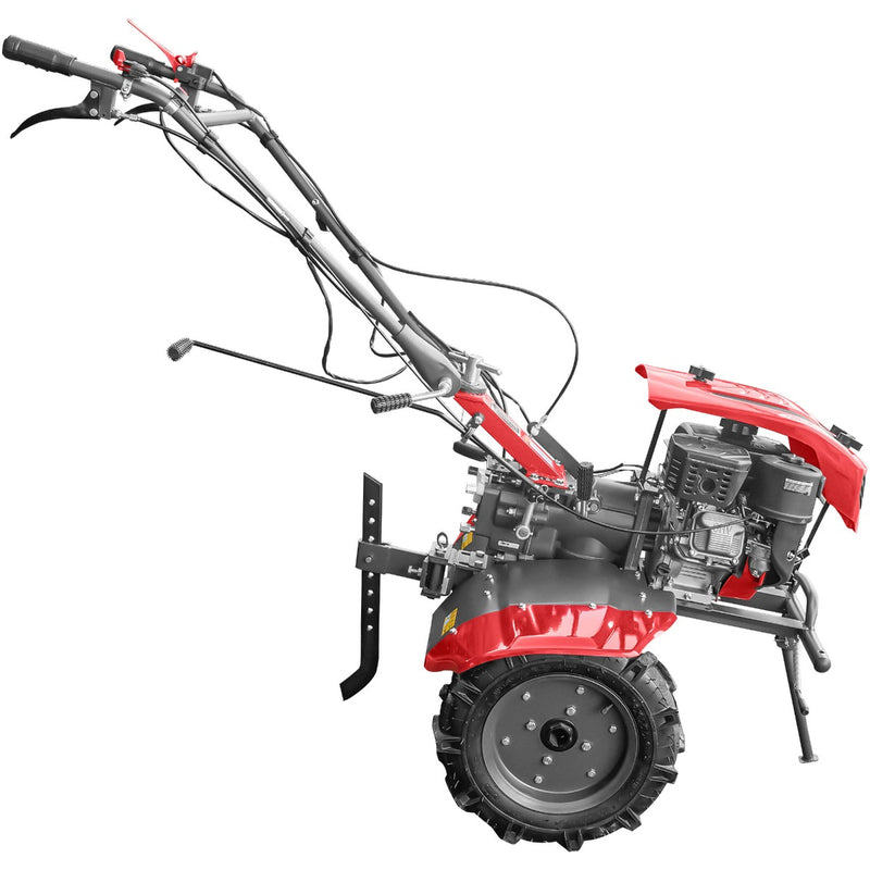 Motocultor Weima WM1100C-6 motor WM230F 7.5 CP 6 viteze latime lucru 110 cm freze roti cauciuc reductor usor/greu capota cu far roti metal cositoare tambur rotativ 3l ulei