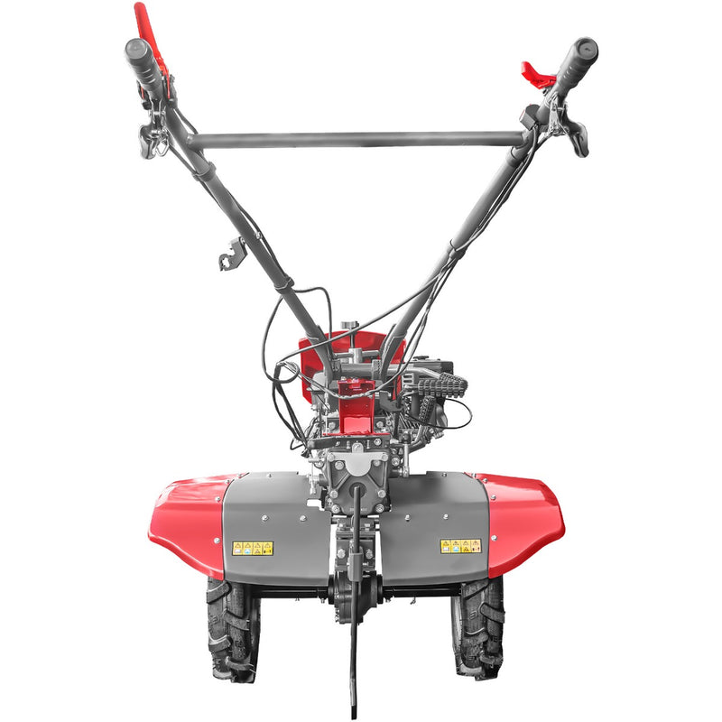 Motocultor Weima WM1100C-6 motor WM230F 7.5 CP 6 viteze latime lucru 110 cm freze roti cauciuc reductor usor/greu capota cu far roti metal cositoare tambur rotativ 3l ulei