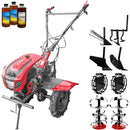 Motocultor Weima WM1100C-6 motor WM230F 7.5 CP 6 viteze latime lucru 110 cm freze roti cauciuc reductor usor/greu capota cu far roti metal plug arat plug reversibil plug cartofi cultivator 3l ulei