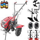 Motocultor Weima WM1100C-6 motor WM230F 7.5 CP 6 viteze latime lucru 110 cm freze roti cauciuc reductor usor/greu capota cu far roti metal plug arat plug reversibil plug cartofi cultivator plug reversibil 3l ulei