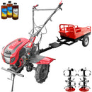 Motocultor Weima WM1100C-6 motor WM230F 7.5 CP 6 viteze latime lucru 110 cm freze roti cauciuc reductor usor/greu capota cu far remorca 3l ulei