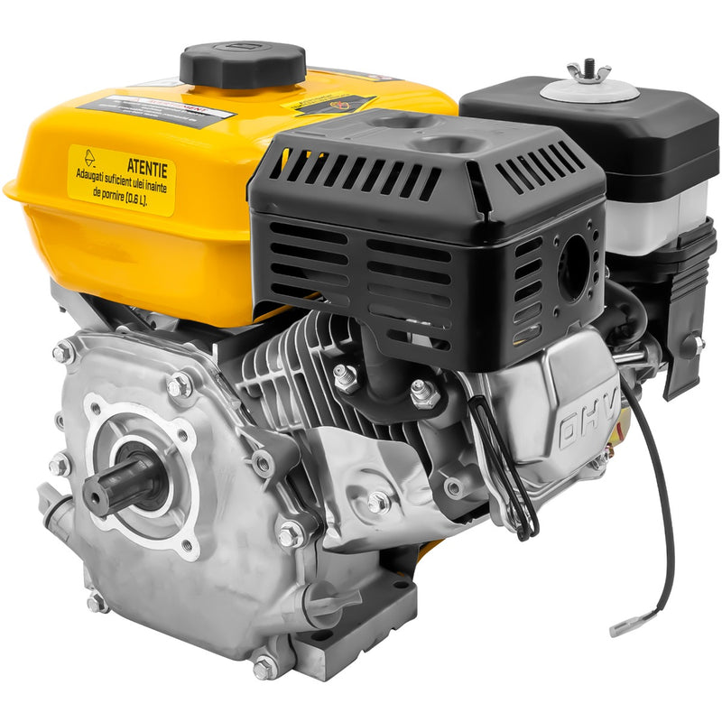 Motor AgroPro 170F cu caneluri 8 CP benzina 212 cc 3.6 L diametru ax 25 mm bobina far
