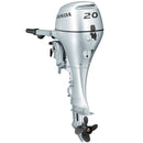 RESIGILAT: Motor barca Honda BF20 LHSU cu Eche cizma lunga 20 CP 4T pornire electrica rezervor si linie incluse elice aluminiu cu 4 aripi port incarcare 12A
