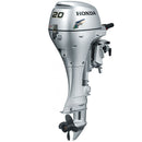 RESIGILAT: Motor barca Honda BF20 LHSU cu Eche cizma lunga 20 CP 4T pornire electrica rezervor si linie incluse elice aluminiu cu 4 aripi port incarcare 12A