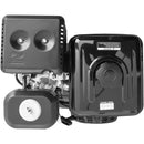 Motor DKD 1350G cu caneluri 16 CP benzina 420 cc 6.5 L diametru ax 25 mm senzor ulei