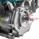 Motor DKD HS 190F cu caneluri 16CP 420cc 6L diametru ax 25mm senzor ulei