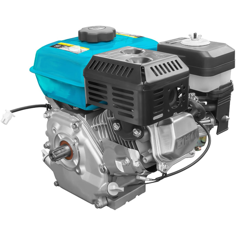 Motor DKD HS 170F C cu caneluri 7CP benzina 212cc 3.6L diametru ax 25mm bobina incarcare
