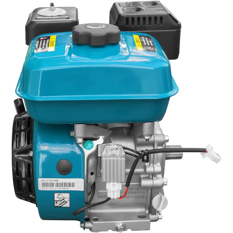 Motor DKD HS 170F C cu caneluri 7CP benzina 212cc 3.6L diametru ax 25mm bobina incarcare