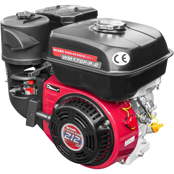 Motor Weima WM170F/P-2 cu ax pana 7CP benzina 212cc 3.6L diametru ax 19.05mm senzor ulei