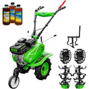 Motosapa RDB MQ168B motor 7 CP benzina 2+1 viteze latime lucru 105 cm freze segmentabile roti cauciuc 4.00x8" roti metal cultivator 3l ulei