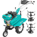 Motosapa DKD 500 motor 7 CP benzina 2+1 viteze freze 56-84 cm freze roti cauciuc 4.00x8" roata frontala 2l ulei