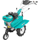 Motosapa DKD 500 motor 7 CP benzina 2+1 viteze freze 56-84 cm freze roti cauciuc 4.00x8" roata frontala remorca 2l ulei