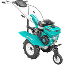 Motosapa DKD 500 motor 7 CP benzina 2+1 viteze freze 56-84 cm freze roti cauciuc 4.00x8" roata frontala roti metal cultivator 2l ulei