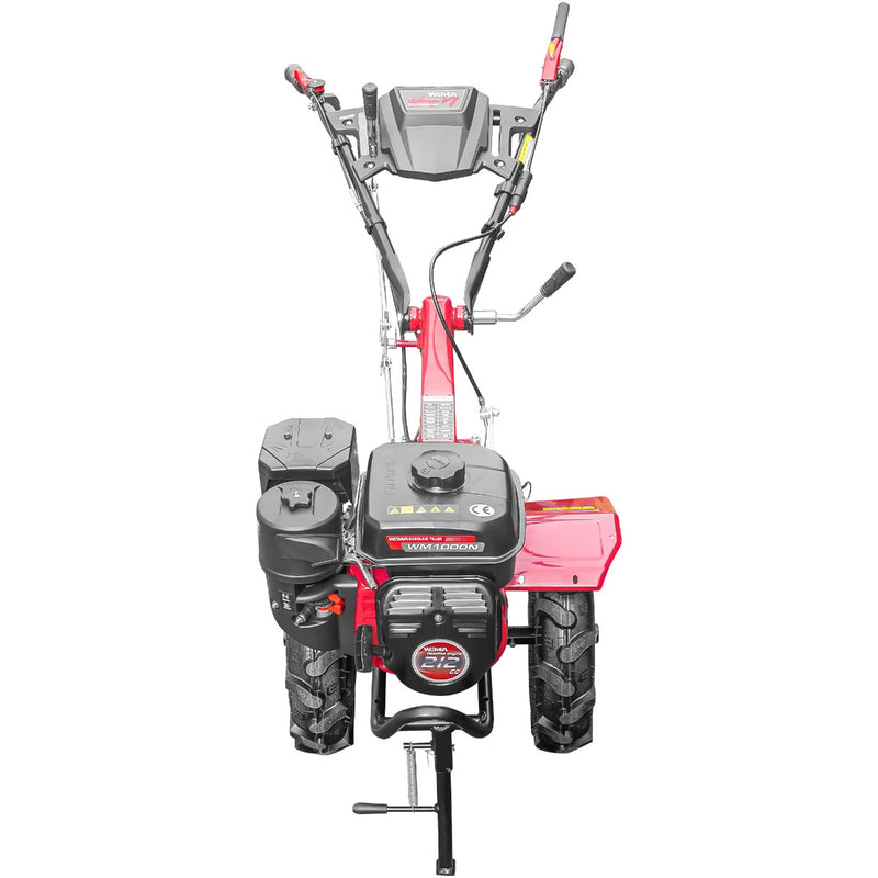 Motocultor Weima WM 990 (1000N) motor 7 CP viteze 2+1 latime lucru 80 cm freze roti 4.00-8" roti metal plug arat rarita reglabila plug cartofi 3l ulei