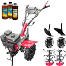 Motocultor Weima WM 990 (1000N) motor 7 CP viteze 2+1 latime lucru 80 cm freze roti 4.00-8" roti metal plug arat rarita reglabila 3l ulei