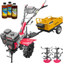 Motocultor Weima WM 990 (1000N) motor 7 CP viteze 2+1 latime lucru 80 cm freze roti 4.00-8" remorca 3l ulei