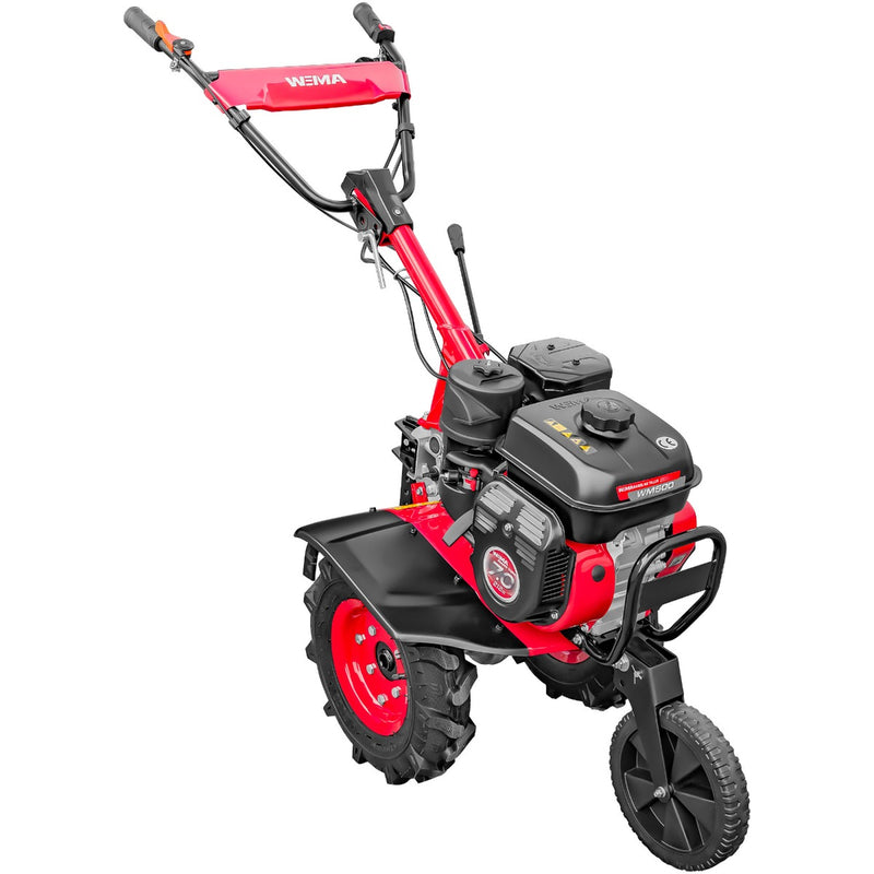 Motosapa Weima WM 500  motor 7 CP benzina 2+1 viteze latime lucru 90 cm freze roti cauciuc 400x8"