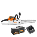 Motofierastrau cu acumulator STIHL MSA 140 C-BQ lama 30cm 1.1mm pas lant 1/4" set 2 x acumulatori AK 30 si incarcator AL 101