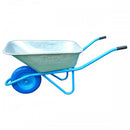 Roaba pentru constuctie cuva 100L zincata roata plina de poliuretan WBPU