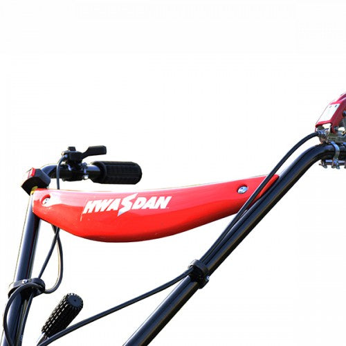 Motocultor HWASDAN HSD1G-100 Germany 7 CP reductor benzina motor 4 timpi sistem de aprindere – Magneto OHV Euro5 2+1 viteze 50-100 cm latime de lucru 15-25 cm adancime de lucru