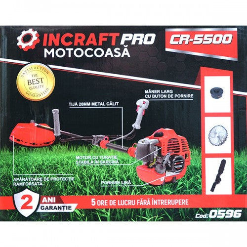 Motocoasa 4.7 kW INCRAFT PRO CR-5500