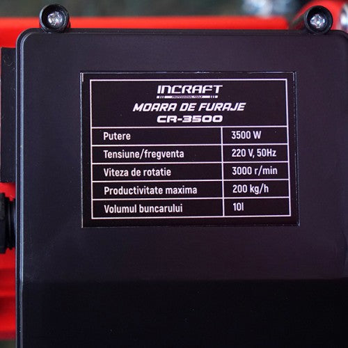 Moara de furaje 3,5 kW INCRAFT CR-3500