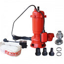 Pompa submersibila p/u apa murdara 2 kW INCRAFT P-WQD-20P (cu cutite)+furtun 20m