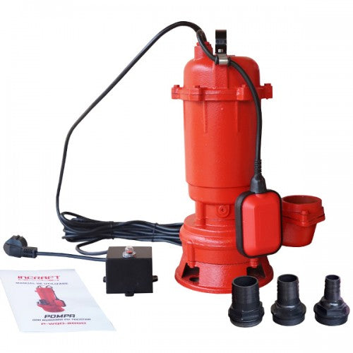 Pompa submersibila p/u apa murdara 2 kW INCRAFT P-WQD-2000 (cu cutite)