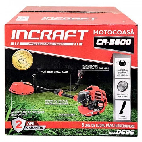 Motocoasa 5,6 CP INCRAFT CR-5600