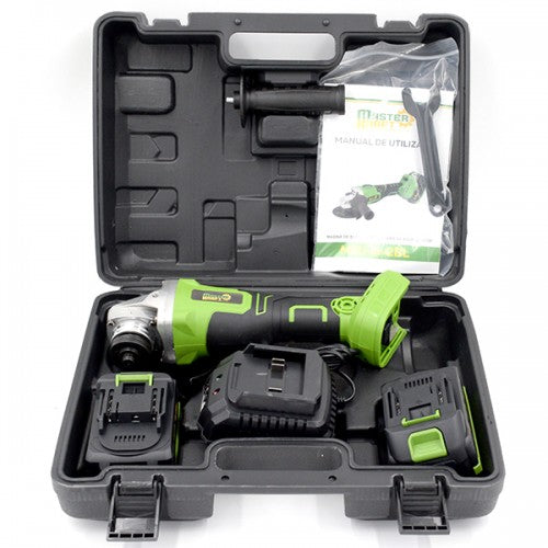 Polizor unghiular cu acumulator 125 mm Master Kraft MSU-A-2BL (Brushless)