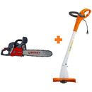 Motofierastrau ROTAKT MTF5810SW putere 3 CP lungime lama 40 cm + Motocoasa electrica STIHL FSE 31 putere 245W latime lucru 24.5cm cap cositor cu bobina cu fir